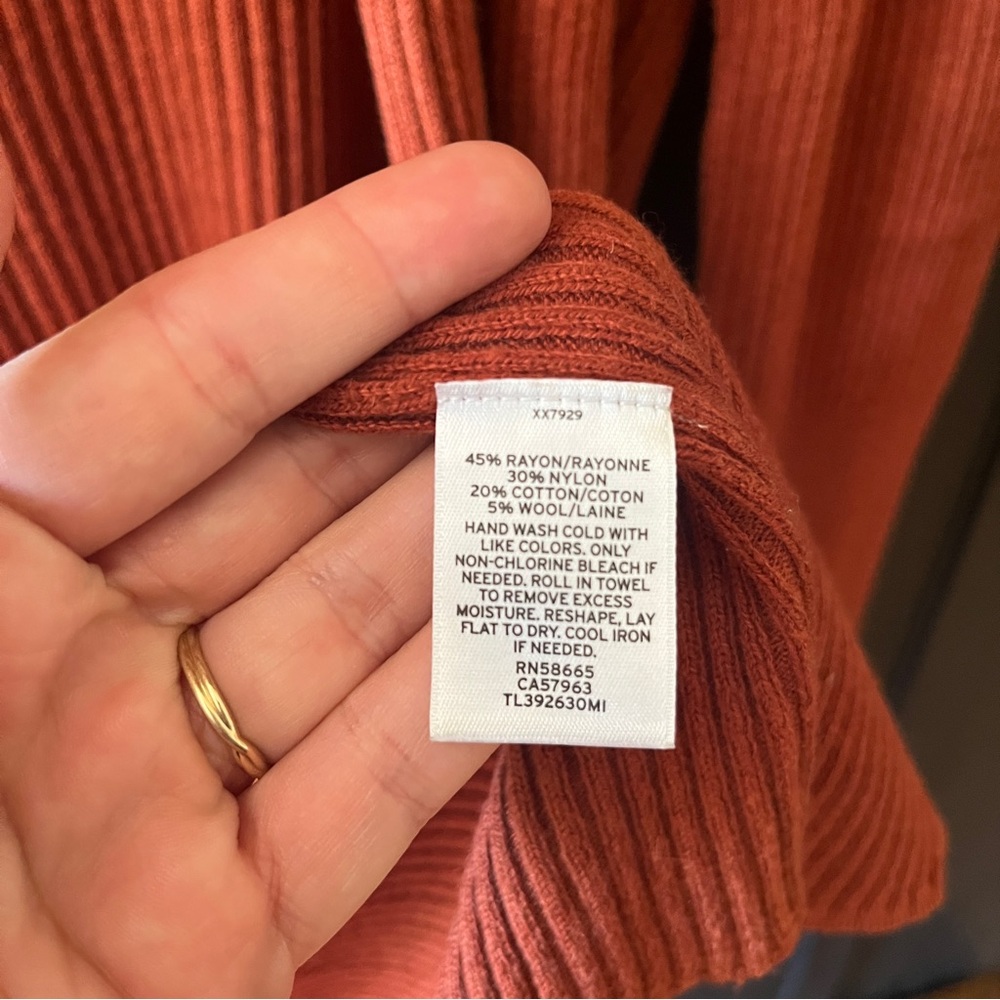 Leith Ribbed Shawl Cocoon Cardigan - Picture 9 of 9